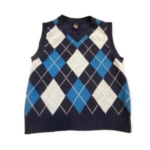 Gap‎ Blue Argyle Sweater Vest size 4T